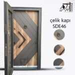 باب مصفح دابل مزدوج – 6 كالون